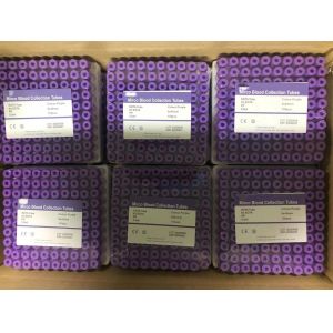 Lavender Small EDTA Tubes Micro Non Vacuum Edta 0.5 Ml For Pediatric Test
