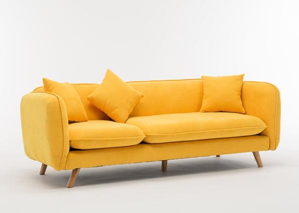 Modern Contemporary Bedroom Furniture Customized Three Seater Fabric Sofa