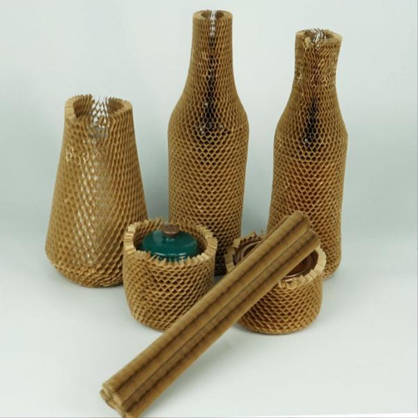 Biodegradable Logistics Packaging Shockproof Honeycomb Paper Sleeve For Fragile Goods