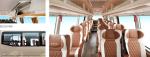 Yellow 39 Seater Coach Diesel Highway 24 Passenger Mini Bus