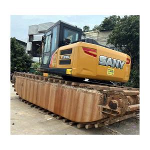 China 2020 Sany SY135C Amphibious Excavator Crawler Pontoon Excavator 1081 Working Hours factory