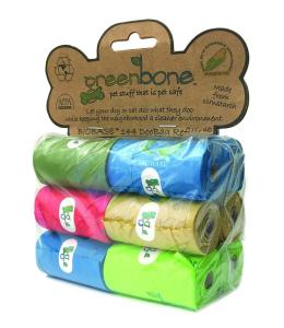 China Manufacturer PE biodegradable custom logo printed dog poop bag pet waste bags factory