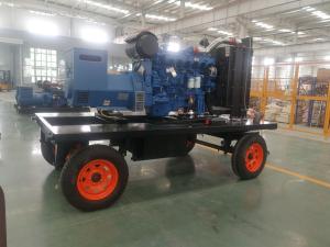 China High Efficiency 125kva 100 kw trailer mounted generator yuchai genset factory