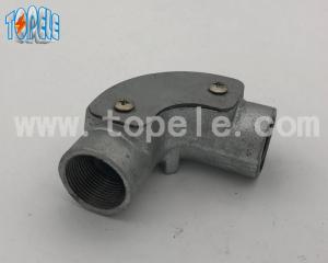 China Durable BS4568 Metal Conduit Connectors Malleable Iron Channel Inspection Elbow factory