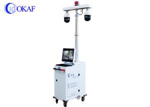 China IR Night Vision Mobile Sentry Surveillance Trailers High Resolution 4g Security Camera factory