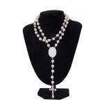 Customizable Photo Insert Sublimation Rosary Beads Necklace Sublimation Blank