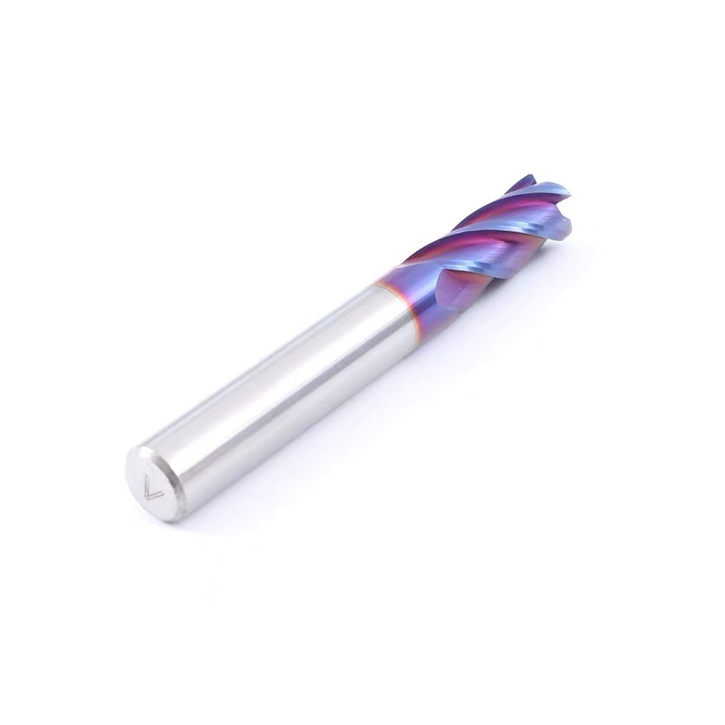 4 Blade High Precision CNC Milling Cutter Nano Cemented Carbide Milling Cutter