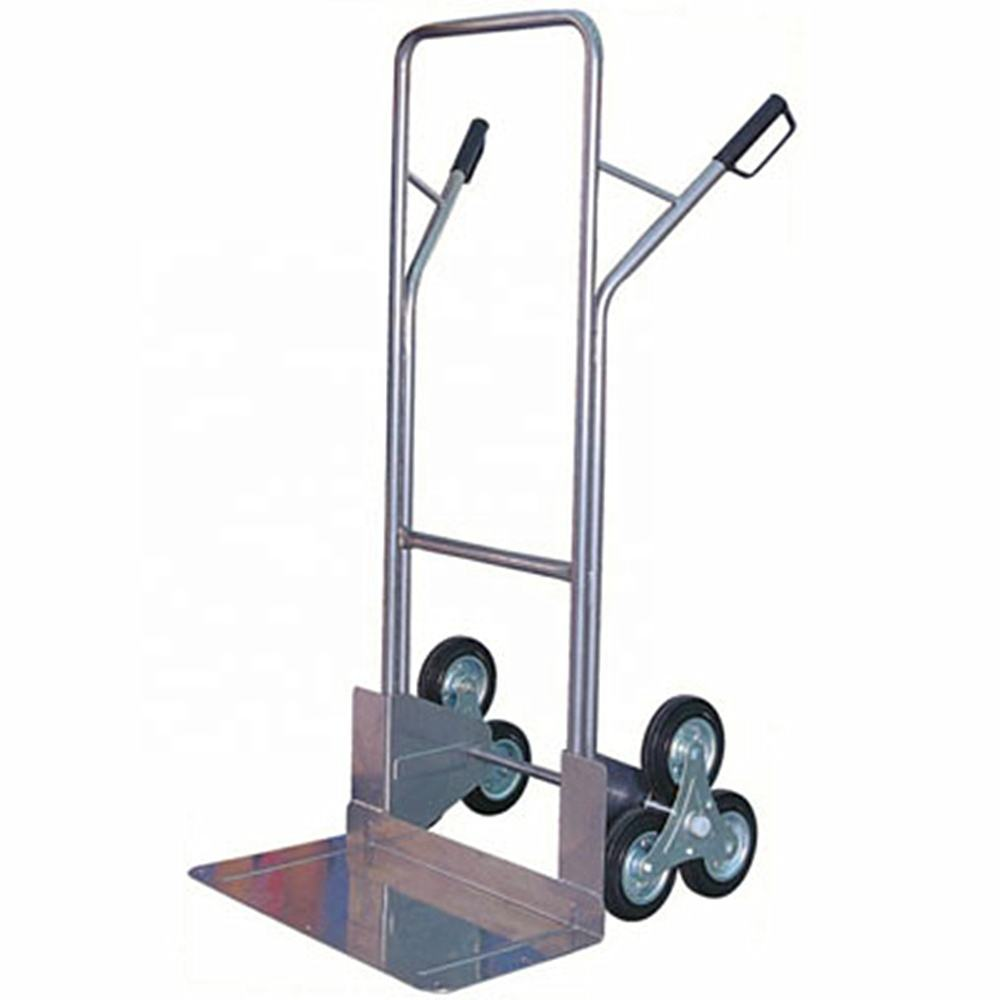 125mm 160mm Stair Climbing Casters , Tri Wheel Casters With Roller Bearing