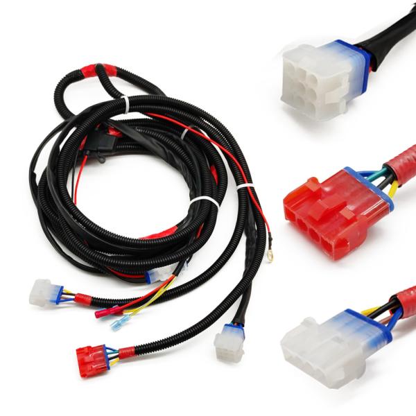 Custom SAA Automotive Electrical Cable Assembly Wire Harness TUV