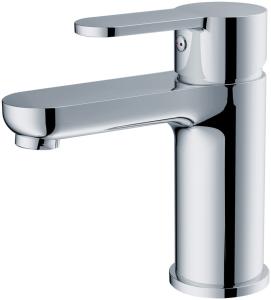 China Modern Brass Basin Mixer Faucet with Deck Mounted , Chrome Finish factory