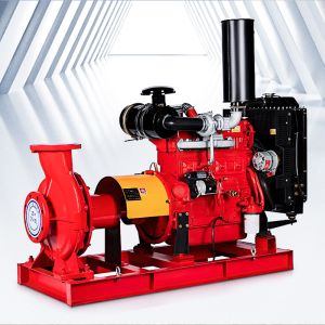 China Diesel Engine Fire Pump Set 400GPM 8Bar 4 Cylinder factory
