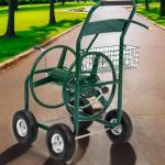 GOURD Outdoor Yard Water Planting Truck Garden Water Hose Reel Cart