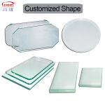 Transparent 0.4Cm Customised Dome Square Tempered Glass Insulated Unbreakable