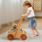 Children'S Anti Rollover Push Walker Stroller Early Education Shopping Cart Play