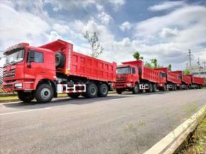 China SHACMAN F3000 Tipper dump truck 6x4 10 tries 340Hp EuroII Red factory