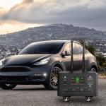 2.3kWh Battery Mobile Charging Bank With LIFEP04 Battery GBT/Type1/Type2/Tesla
