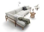 European Modern Simple Style 2018 Latest Living Room Furniture Fabric or Leather
