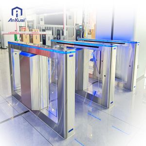 Stainless Steel Flap Barrier Turnstile with 0.8s Arm Open/Close Time and 40~60