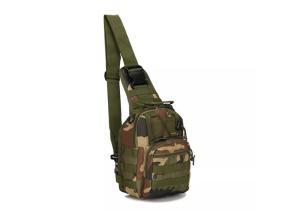 China Shockproof Lightweight Men Chest Sling Bag , Polyester Crossbody Day Pack factory