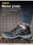 Industrial Construction Safety Shoes Black Leather Shoes For Men