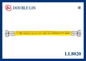 China Female x Female Stainless Steel Corrugated Hose for Gas System factory