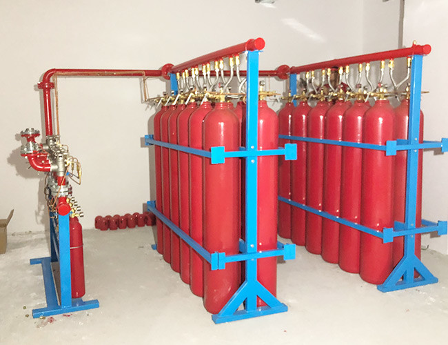 Fire Fight Cylinder Fm200 Hfc-227ea Data Center Fire Extinguisher In Chemical Warehouse