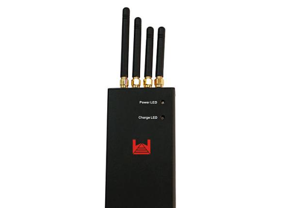 Four Omni Antennas Portable GPS Signal Jammer , 3G Anti - tracking gps blocker