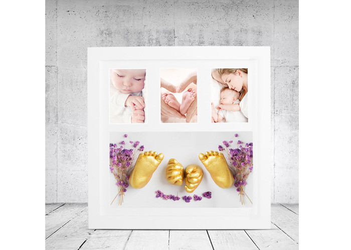 Newborn Baby Handkerchief Clone Powder Baby Hand And Foot Ink 3D Souvenir Gift