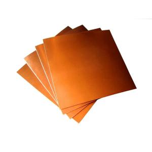 China Copper Sheets Copper ASTM Grade C11000 C10100 C10200 Copper Alloy 1mm 2mm Customized 99.9% Copper Plate factory