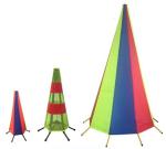 Waterproof Grid Cloth Road 1200mm Road Traffic Cones