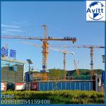 Kind of hammerhead tower cranes qtz63 for construction projects