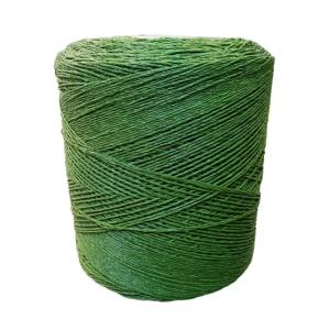 China Green Artificial Grass Yarn Thread Fiber Colorful PE PP Synthetic Turf Material factory