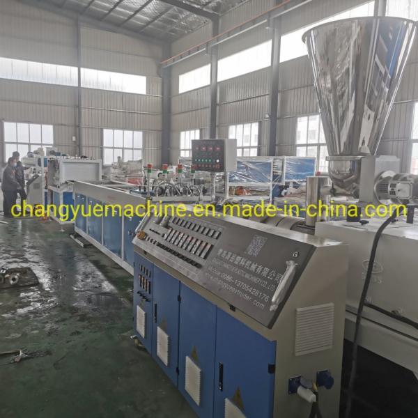 Two Cavity PVC Dual Pipe Production Line for Your Requirements Pipe Diameter 20-75 mm