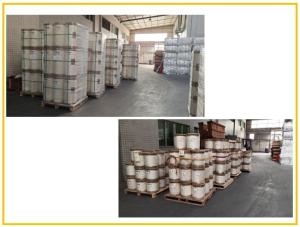 China Glossy Finish 17mic BOPP Thermal Lamination Film Ideal For Paper Lamination factory
