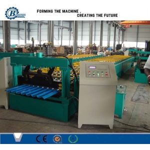 Trapezoidal Sheets Metal Roofing Roll Forming Machine with Mitsubishi PLC