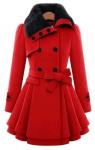 Plus Size Women′s Coats, Autumn Winter Ladies Trench Long Fur Puffer Girls Coat