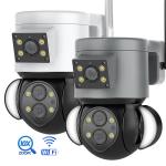 Waterproof Outdoor PTZ Camera 4MP 10X Optical Zoom WiFi Two Way Audio