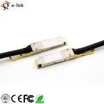 3.3V Power Supply Direct Attach Copper Cable 100G QSFP28 To QSFP28 ROHS