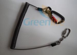 China Heavy Duty High Pulling Steel Spring Leash w/Lock Hook&amp;Ring factory