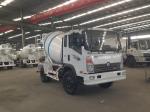 Sinotruk 7cbm Concrete Mixer Truck , Construction Concrete Transport Truck