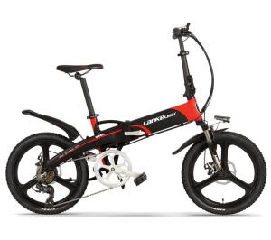 China CE 20 Inch Foldable Electric Bike With Removable 48V 10AH L G Lithium Battery factory