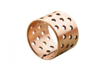 China Perforation Straight Bushing Homogeneous Bronze Material factory