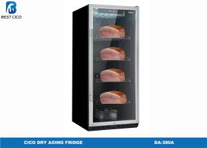 China Upright Glass Door Dry Aged Beef Home Refrigerator DA-380A Compressor Cooling System factory