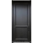Black Walnut Carving Solid Wood Internal Doors 90cm Width HDF Door