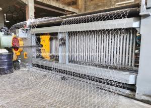 China Heavy Duty High Output Galvanized Steel Wire Gabion Weaving Machine factory