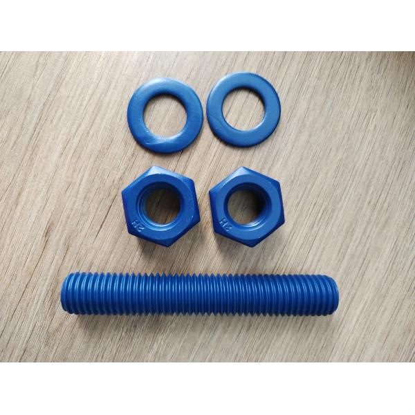China Good Partner for Stud Bolt c/w 2 Heavy Hex Nuts & 2 Plain Washers Totally with PTFE Coating Finish factory