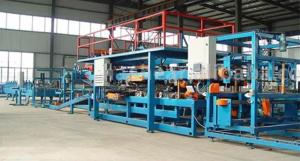 China EPS Sandwich Panel Roof Roll Forming Machine For Rock Wool factory
