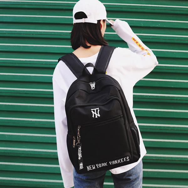 Korean version of cool letters backpack students fashion large capacity