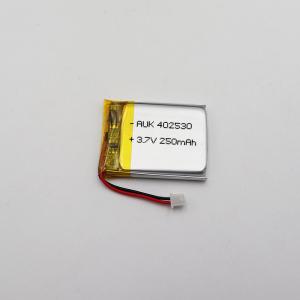 China 502030 3.7V 250mAh BT 402530 551145 332832 3.7V 250mAh LP Battery Lipo Battery 4.2V For Wearable Device factory