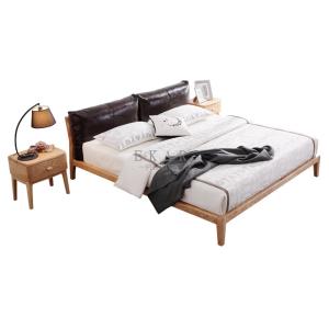China King Bed Plywood Design Modern Bedroom Furniture factory